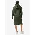 thumbnail image 6 of ellos Women's Plus Size French Terry Hooded Sweatshirt Dress, 6 of 6