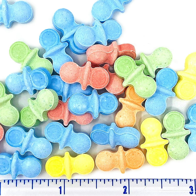 SweetGourmet Fruit Flavored Baby Pacifiers Candy, Bulk Unwrapped