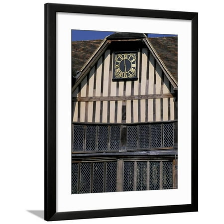 Medieval Moated Manor House, Ightham Mote, Kent, England Framed Print Wall Art By Nik