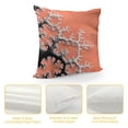 thumbnail image 4 of Leisuo Cushion Cover Case Red White Ocean Branch Reef,Decorative Throw Pillow Case for Sofa Couch Bed Chair, 4 of 5