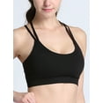 thumbnail image 4 of Tinglu Cross Strap Sport Bra Women Padded Push Up Bras Gym Workout Fitness Vest Brassieres, 4 of 8