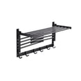 thumbnail image 1 of Toystoory Toallero montado en la pared, barra plegable para baño, cocina, colgante, toallas de ducha, albornoz, colgador de almacenamiento, gancho de Juegos de accesorios de baño 40cm Toystoory HA071072-01, 1 of 6