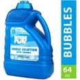 BubblePlay 2 Bottles Bubble Solution Refill 128 OZ Easy Pour Bottle