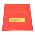 thumbnail image 4 of Lipo Explosion Proof Bag, Lipo Battery Bag Convenient To Use Practical To Use High Reliability  for Home Black,Red,Silver, 4 of 7