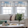 thumbnail image 4 of LALILO Kitchen Curtain Valance Sunrise Mountains Sky Rod Pocket Window Curtain 52"x 18" Set of 2, 4 of 5