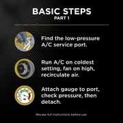 A/C Pro ACP410-4 Auto AC Recharge Kit Hose Dispenser, Automotive Air Conditioning, Universal Vehicle