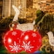 thumbnail image 4 of Bola de Navidad LED luminosa para decoración de interiores y exteriores, globo inflable de juguete, regalo de Navidad, 60cm, 4 of 4