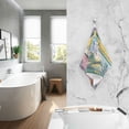 thumbnail image 2 of Yayeee 100% Cotton Hand Towels for Bathroom 16" x 28" Soft Absorbent Kitchen Towel, Ocean Boat, 2 of 7