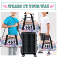 thumbnail image 6 of Qzaxky Custom Dance Bag Personalized Gym Bag Duffle Bag Large Dance Bag for Girls with Name Overnight Bag Sky Unicorn, 6 of 7
