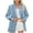 Light Blue, variant on Nmnitkp Womens Casual Blazers Open Front Long Sleeve Work Office Suit Jackets Blazer Light Blue,L