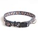 thumbnail image 1 of Collares para cachorros, ajustables, con diseño de flores negras, suaves, cómodos y duraderos, de seguridad para cachorros, gatos y gatitos., 1 of 5