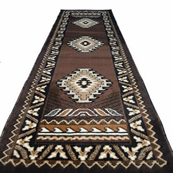 Rugs 4 Less Collection Southwest Native American Indian Runner Rugs 4 Less Collection Southwest Native American Indian Runner Area Rug Design R4l 143 Chocolate