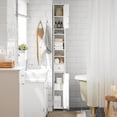 thumbnail image 4 of Chak’s Choice Tall Bathroom Storage Cabinet Slim tower cabinet with adjustable shelves, narrow anti-tip floor cabinet, white, 4 of 5
