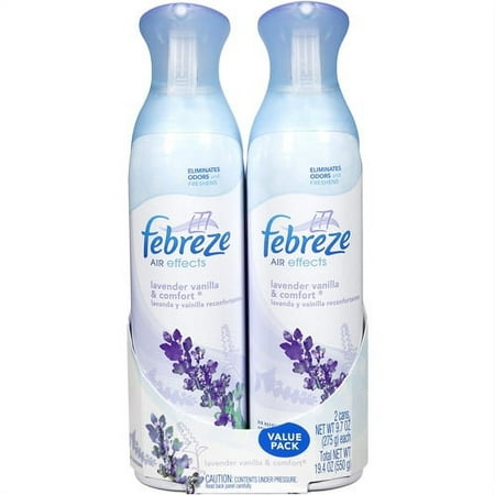 Febreze Air Effects Air Refresher, Lavender Vanilla & Comfort, 19.4 oz