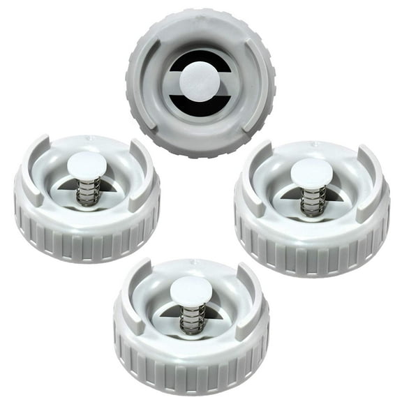 HQRP 4-pack Bottle Valve Cap for Kenmore 758.144510 758.144520 758.144521 758.144522 758.144523 758.144530 758.144531 758.144532 758.144533 758.154140 758.154200 758.299860C Humidifiers