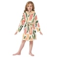 thumbnail image 6 of FORMRS Kids Bathrobe Unisex Hooded Robe Toddler Pajamas Sleepwear, Size 10-12T, Watercolor Grapefruit, 6 of 7