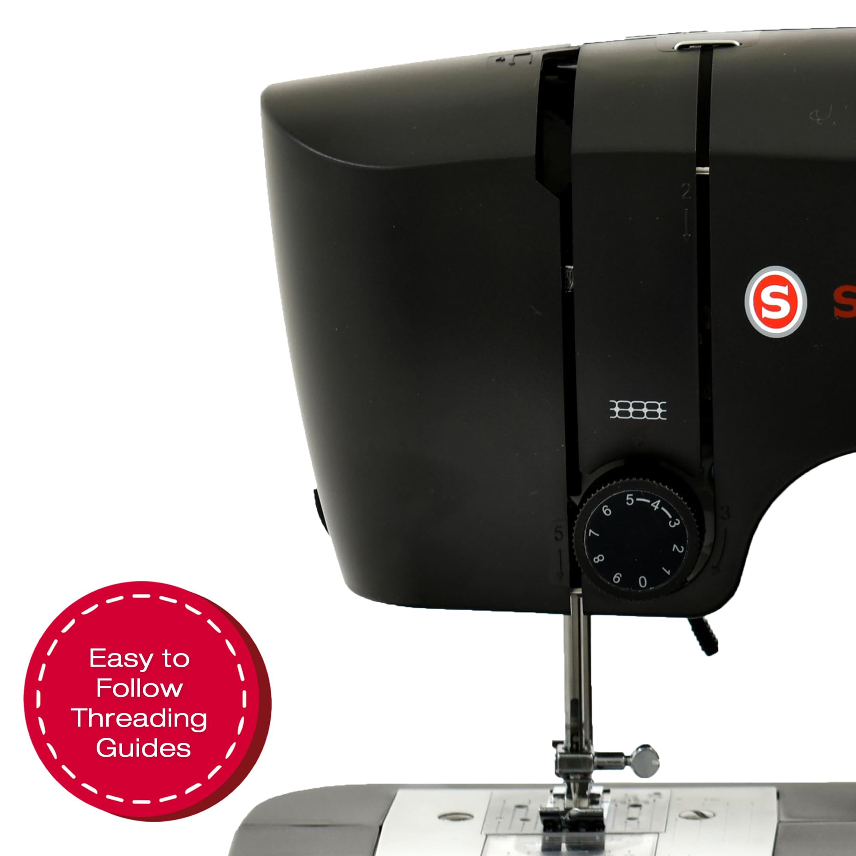 SINGER M1150 Mechanical Sewing Machine With 45 Stitch Applications, LED Light & 1Step Buttonhole | S(图4) SINGER M1150 Mechanical Sewing Machine With 45 Stitch Applications, LED Light & 1Step Buttonhole | S(图4)