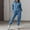 Blue, variant on Spring And Autumn Fashion Casual Hooded Sweater Two Piece Set Long Sleeve Solid Color Sweetheart Set Pant Suit Women Dressy plus Size Warm up Pants for Women Women's Suits for Work Dressy Jumpsuits