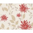 thumbnail image 1 of Hollywood - Graphical Retro Floral Trails Vintage Cream Wallpaper Roll, 1 of 1