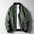 thumbnail image 2 of Trendy Casual Slim Fashion Zipper Men Coats Jacket Tops Comfy Outerwear, 2 of 3