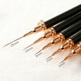 thumbnail image 5 of Nail Liner Brush Set 5 Piece Artist Painting Tool for Detailed Lines and Fine Art Designs, 5 of 9