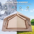 thumbnail image 5 of Inflatable Camping Tent – 420D Oxford Waterproof, Easy Setup Blow Up Tent with Hand Pump, Storage Bag, Glamping Air Cabin for 4-6 Adults, 5 of 7