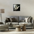 thumbnail image 3 of Stupell Industries Wispy Wheat Stalks Plants & Flowers Painting Gray Floater Framed Canvas Art Print Wall Art, 18 x 18, 3 of 10
