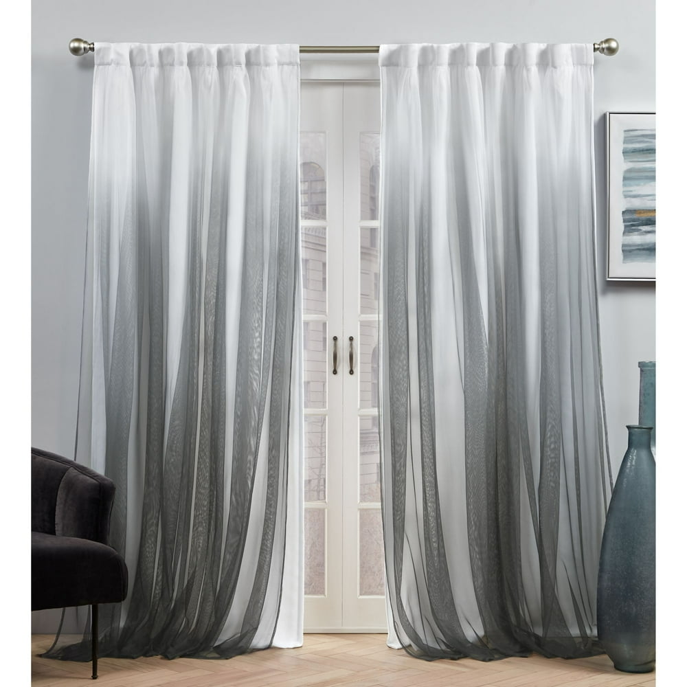 Exclusive Home Curtains Crescendo Lined Blackout Hidden Tab Curtain