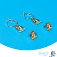 thumbnail image 5 of LUV HER Bluey Hypoallergenic Earrings for Girls Ages 4+ - Safe Stud & Fishhook Styles - Jewelry Gift for Sensitive Ears & Cartoon Lovers, Two Pairs, 5 of 5