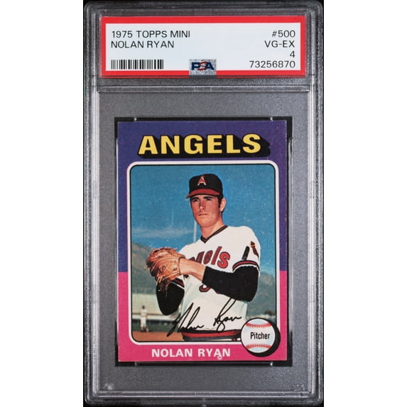 1975 Topps Mini Nolan Ryan #500 PSA 4