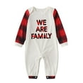 thumbnail image 3 of Odeerbi Christmas Pajamas For Family Matching Outfits Sets 2025 Casual Printed Top With Bottom Outfits Home Wear, 3 of 7