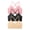 Black/Summer Crush/Nude, variant on Soft Seamless Padded Training Bras | Tween Girls 3 Pack