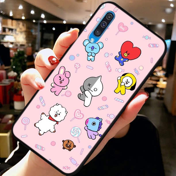 R14 Cute cartoon BTS Diseño Samsung Galaxy J4 Core J4 J6 Prime Plus J6 J8 2018 J7 Duo Funda De Silicona Suave TPU