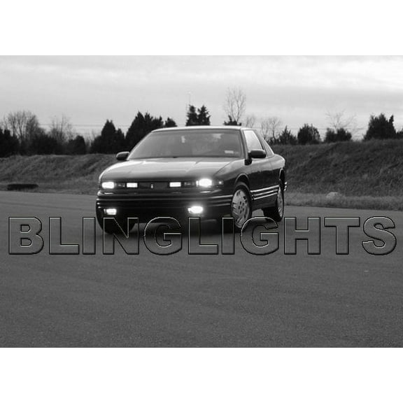 For 1992 1993 1994 1995 1996 1997 Oldsmobile Cutlass Supreme Xenon Fog Lights Driving Lamps Kit