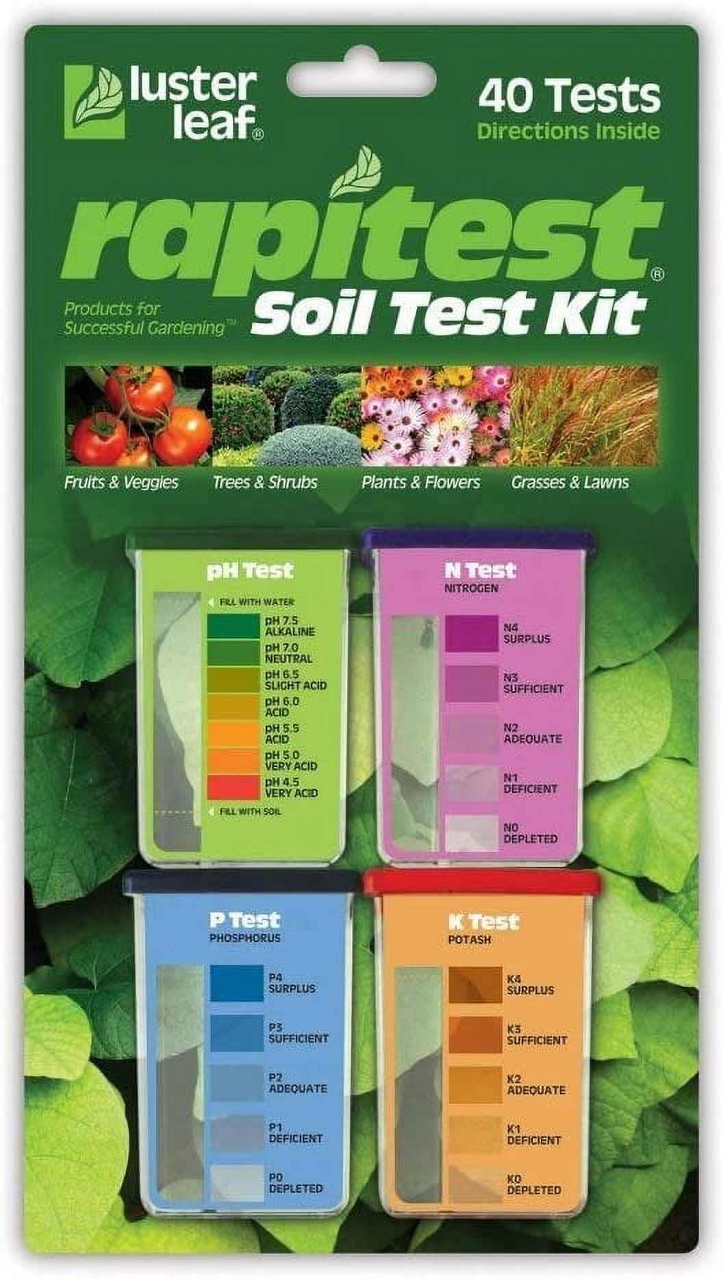 Luster Leaf 1601 Soil PH Tester, Garden Nutrients Control