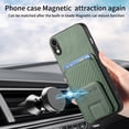 thumbnail image 6 of Allytechgroup Cards Holder Back Case for iPhone Xr, Vintage PU Leather TPU Shockproof Slim Kickstand Anti-Drop Protective Wallet Phone Case Cover for Apple iPhone Xr, Green, 6 of 8