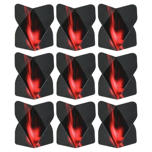 Uxcell Fléchettes de Vol, 9 Pack Accessoires de Fléchettes Standard pour Animaux, Noir, Rouge