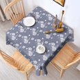 thumbnail image 6 of 52x52 Inch Waterproof Square Tablecloth, Thickened Polyester Table Cover for Dining & Parties, Floral Print, 6 of 6