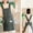 Dark green, variant on Japanese Style Apron for Women Back Cross Wide Strap Apron for Kitchen Cooking Baking Gardening Plus Size