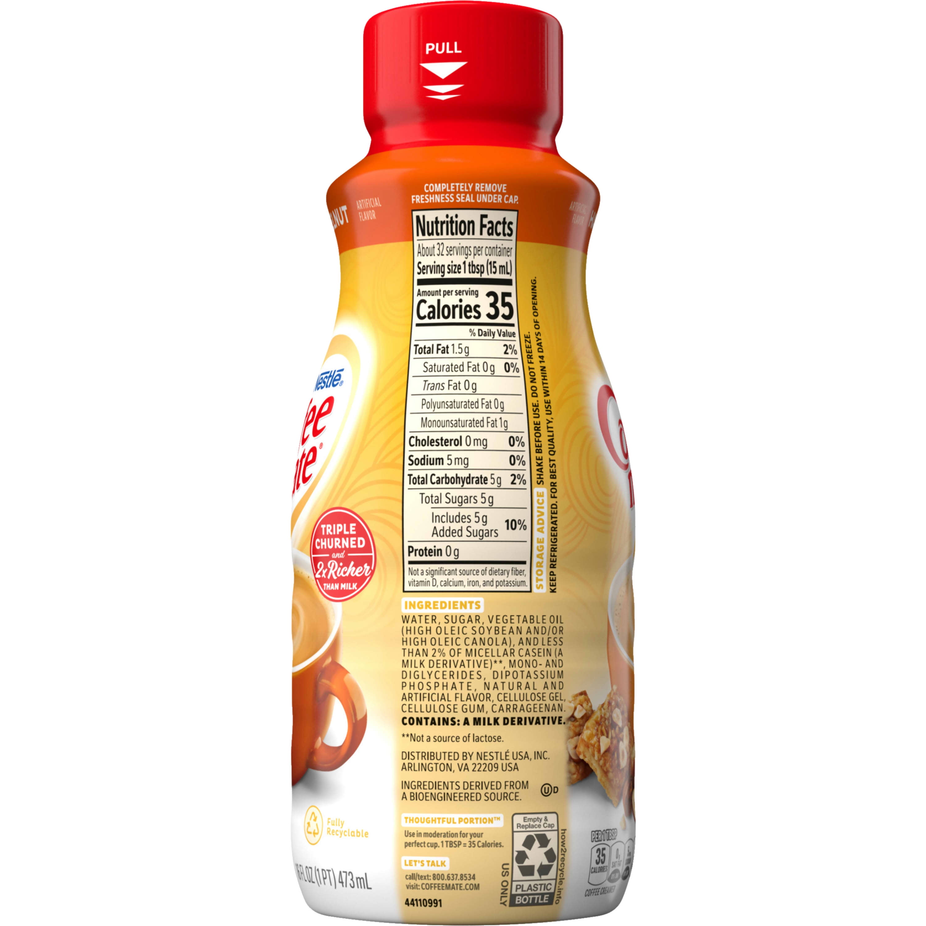 Buy Nestle Coffee mate Hazelnut Liquid Coffee Creamer, 16 fl oz Online