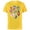 Yellow, variant on Disney Mickey & Pals Christmas Holiday Icon Sticker Style - Short Sleeve Cotton T-Shirt for Adults - Customized-Athletic Heather