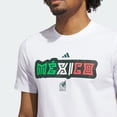 thumbnail image 5 of adidas World Cup Mexico Men's Home Graphic Tee 26 - White, 5 of 6