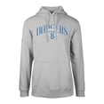 thumbnail image 2 of Men's Levelwear Gray Brooklyn Dodgers Cooperstown Collection Podium Retro Spellout Pullover Hoodie, 2 of 3