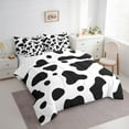 thumbnail image 3 of Castle Fairy Cow Print Bedding Comforter Set 7pcs for Kids Children,Black White Queen Bedding Sets Super Cozy,Farmhouse Animal Queen Sheet Sets,Super Cozy Room Decor,Reversible, 3 of 8