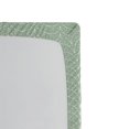 thumbnail image 3 of Ambesonne Botanical Fitted Sheet, Olive Branch Damask Print, Twin Size, Mint Green and White, 3 of 5