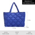 thumbnail image 3 of Kukuzhu Puffer Tote Bag, Large Puffy Bags for Women Fashion Quilted Soft Padded Handbag Purses, 3 of 7