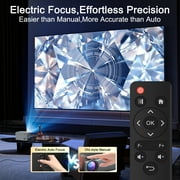 Portable Projector with 5G WiFi & BT 5.3,Mini Projector Native 1080P,Outdoor Movie Projector for Bedroom,Portable Home Theater,Easy Setup with Phone/Laptop/TV Stick
