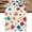 Yellow, variant on Colorful Flowers Table Runner, Spring Watercolor Floral Plant Washable Cotton Linen Table Runners 36 Inches Long, Dresser Scarf Runner for Nightstand/End Tables/Round Tables 13''x36''