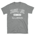 thumbnail image 1 of Channel Lake Illinois Classic Established Men's Cotton T-Shirt, 1 of 1