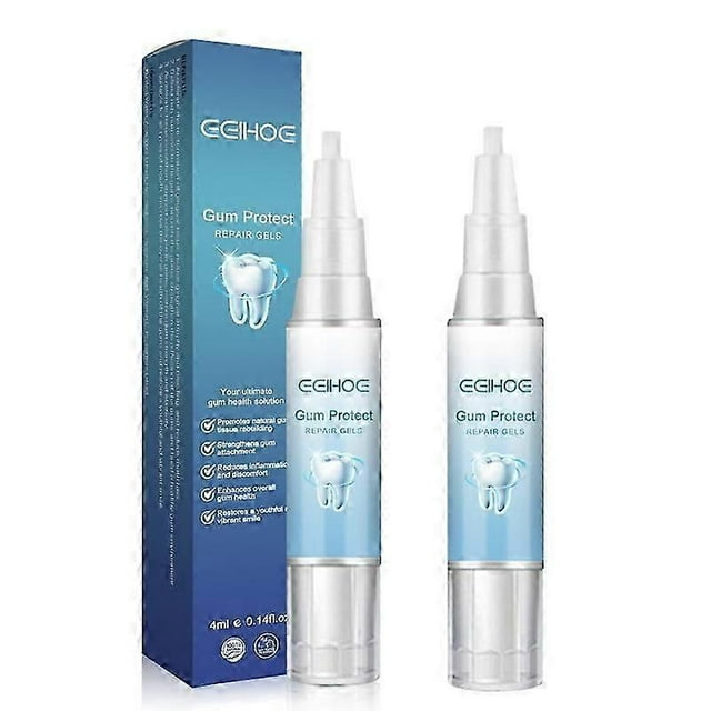 2pcs Gum Repair Gel Rebuilding Strengthen Whiten Remove Breath Inflammation Oral Tooth Bad Protect Anti Gingival Stains Recessio